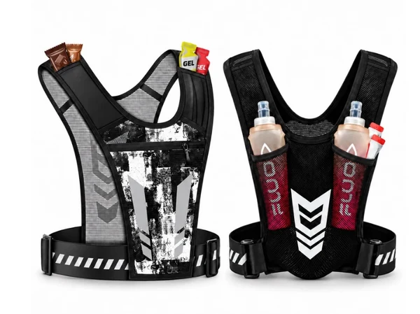 Runnex reflective running vest front and back